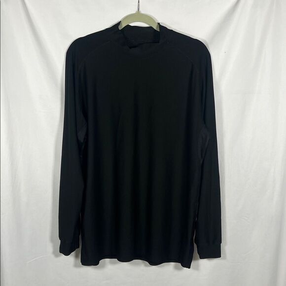 5.11 Tactical Shirt Mens Medium Mock Neck Long Sleeve Black M - Picture 1 of 4
